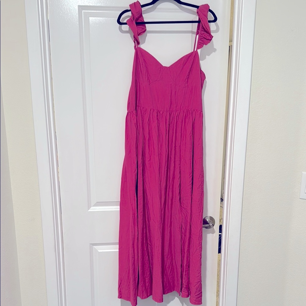 Vici Pink Midi Dress